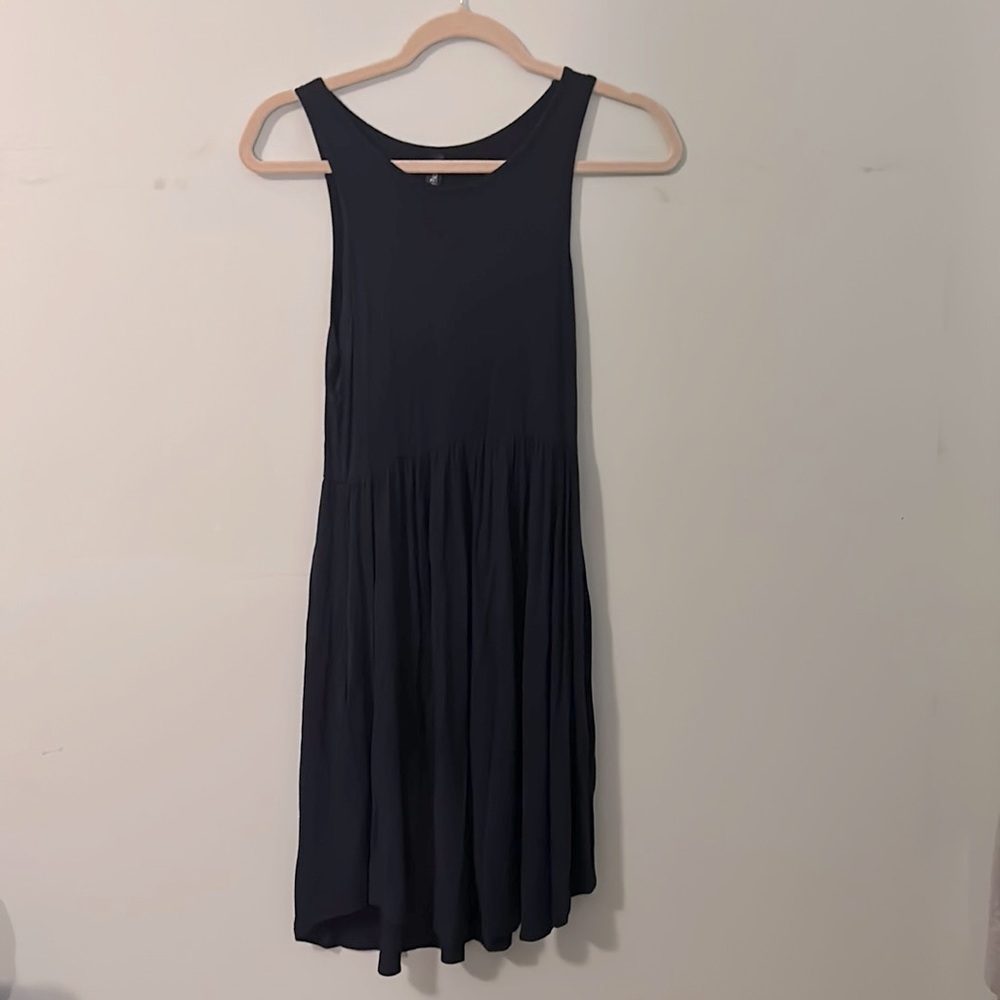 Navy blue sun dress size XS